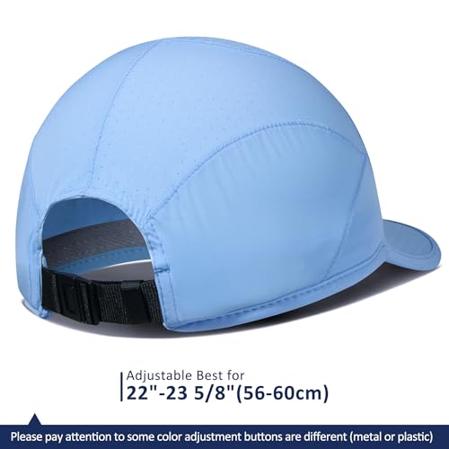 GADIEMKENSD Stretch Sport Hat with Soft Brim Lightweight Quick Dry Unstructured Breathable Running Cap for Outdoor Activities - Image 4