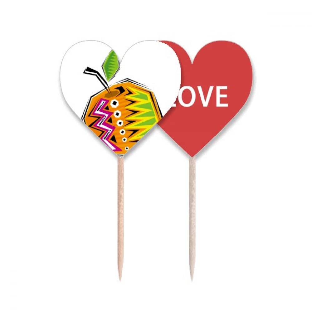 Cupcake pick mexicain jaune pour vos soirées à thème et apéritifs