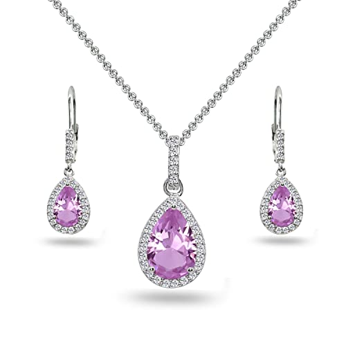 B. BRILLIANT Sterling Silver Halo...