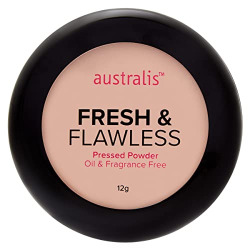 Australis AC Fresh and Flawless Pressed Powder Makeup - Darkest Brown Matte