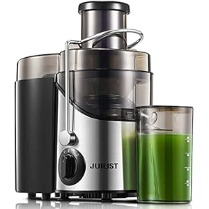 Juicer Machines, Juilist 3″ Wide Mouth Juicer Extractor, for Vegetable and Fruit with 3-Speed Setting, 400W Motor, Easy to Clean, BPA Free