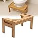 Sgabello Fisiologico per WC Bagno, Sgabello da Bagno per WC, Poggiapiedi per WC Fisiologico Combattere I Problemi di Costipazione per Bambini, Donne Incinte, Anziani