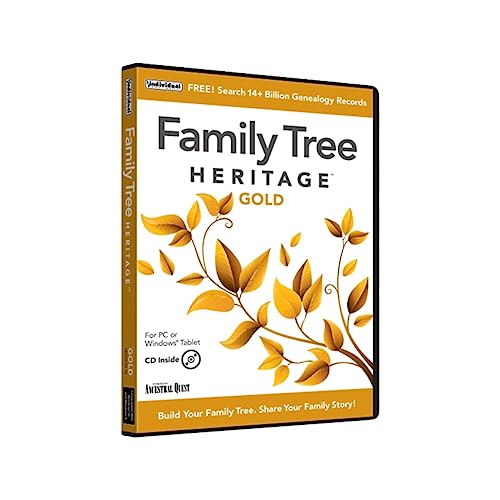 Individual Software ESD-F16M Family Tree Heritage GOLD 16 for Mac Learning Electronic Software