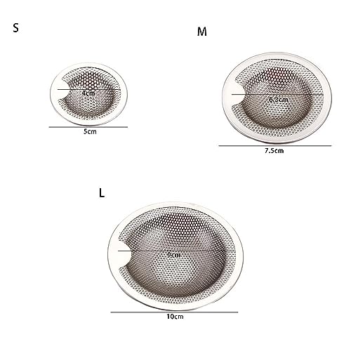 Colador de acero inoxidable para fregadero de cocina tamaño mediano miniatura 4