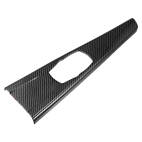 X AUTOHAUX Interior Multimedia Panel Frame Trim Cover ABS Car Sticker Decal Accessories for BMW 325i 2012-2013 for BMW 328i 2012-2016 Carbon Fiber Pattern