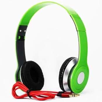 SoundStrike 3.5mm Foldable Headphone Headset for Dj Headphone Mp3 Mp4 Pc Tablet sandisc Music Video and All Other Music Players (Grass Green) : Buy Online at Best Price in KSA - Souq