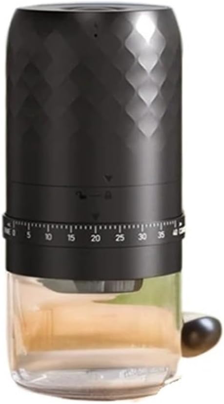 Charge Electric Coffee Bean Grinder Portable AdjustableCoffee Machine Ceramic Grinding Core(A1)