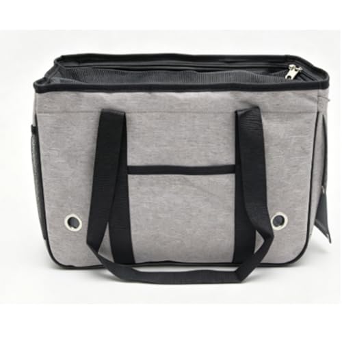 Bolsa de transporte para mascotas nerviosas con cortina enrollable para evitar el estrés 2