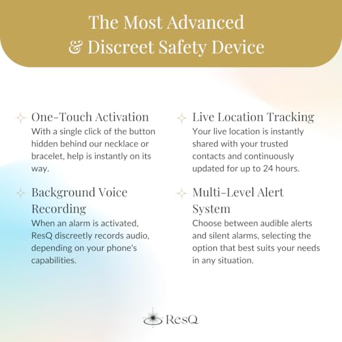 ResQ GPS Tracking Jewelry – Smart SOS Bracelet with One-Tap Alert, Live GPS Location Sharing, Voice Recording & Hidden Tracker for Personal Safety with 24×7 Live Human Assistance (Murin dark Blue) - Image 4