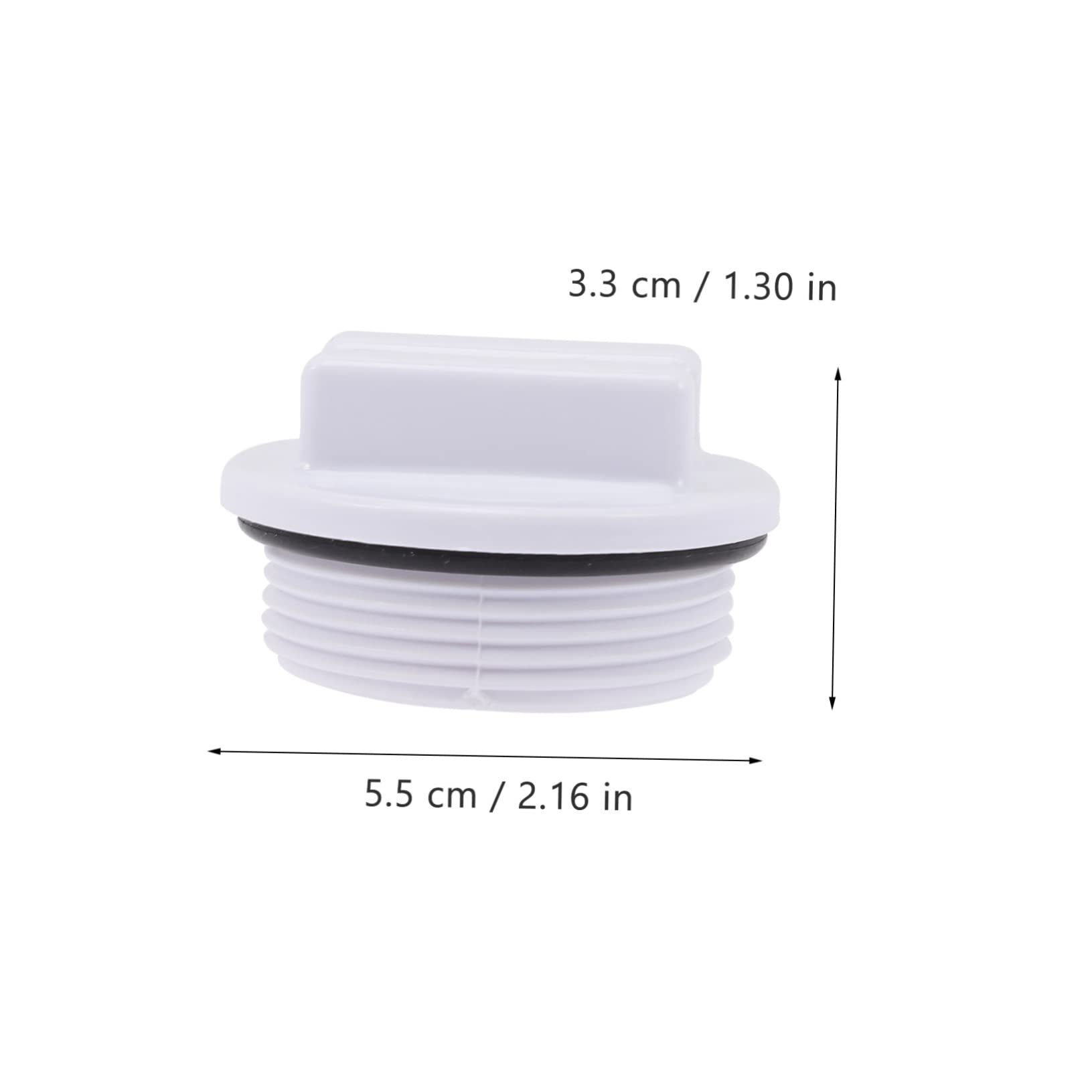 POPETPOP 18 Piezas Tapones Roscados para Piscina Tapón de Drenaje y con Junta Tórica Duraderos y Fáciles de Instalar para Invierno y de Agua Piscina