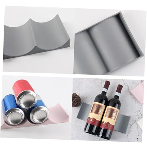 TIDTALEO 3pcs Organizador apilable para botellas plástico miniatura 4