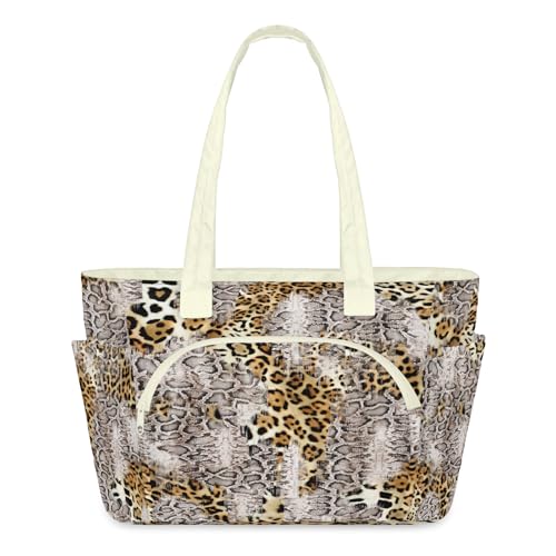 Grand sac fourre-tout léopard léger pour transporter tout vos essentiels