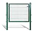 Produktbild Koll Living Gartentore für Stabmattenzaun mit 120 cm Breite - Farbe und Höhe wählbar - inkl. Pfosten und Befestigungsmaterial (H 100 x B 120 cm, grün)
