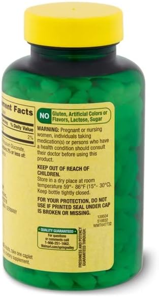 Miniatura 3 de SpringValley Potasio 99 mg - 250 cápsulas (paquete de 1)