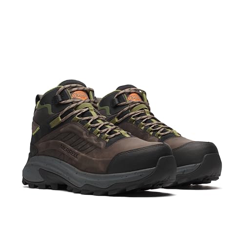 Image of Merrell Men's Moab Speed 2 Mid Waterproof Carbon Fiber Work