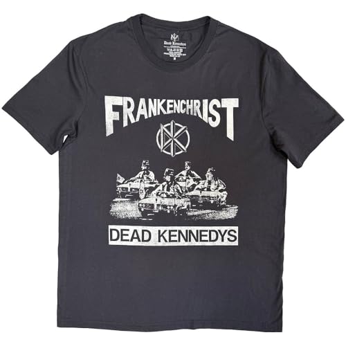 Rock Off officially licensed products T-shirt « Frankenchrist » de Dead Kennedys (gris anthracite), gris, L