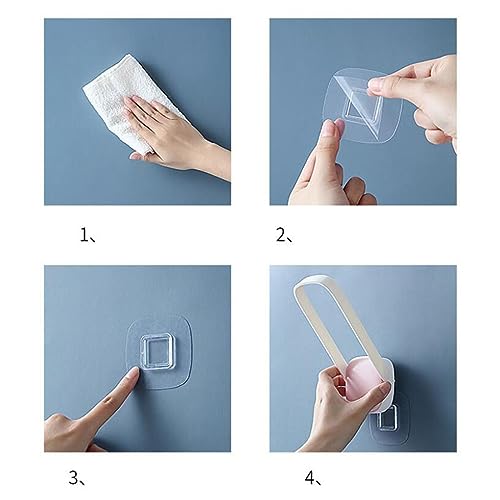 Perchero de pared individual y estante de almacenamiento plegable blanco 6