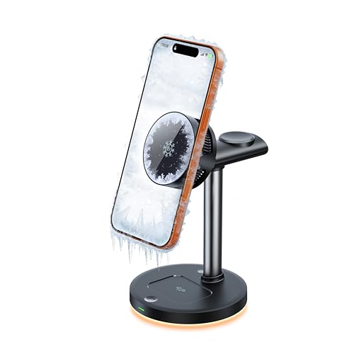 Chargeur magnétique 25W avec refroidissement actif pour iPhone 17 et AirPods