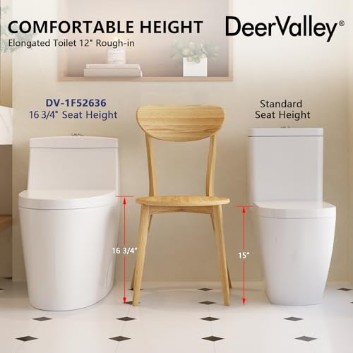 Deer Valley DV-1F52636B Deervalley Elongated One-Piece Toilet thumb #5