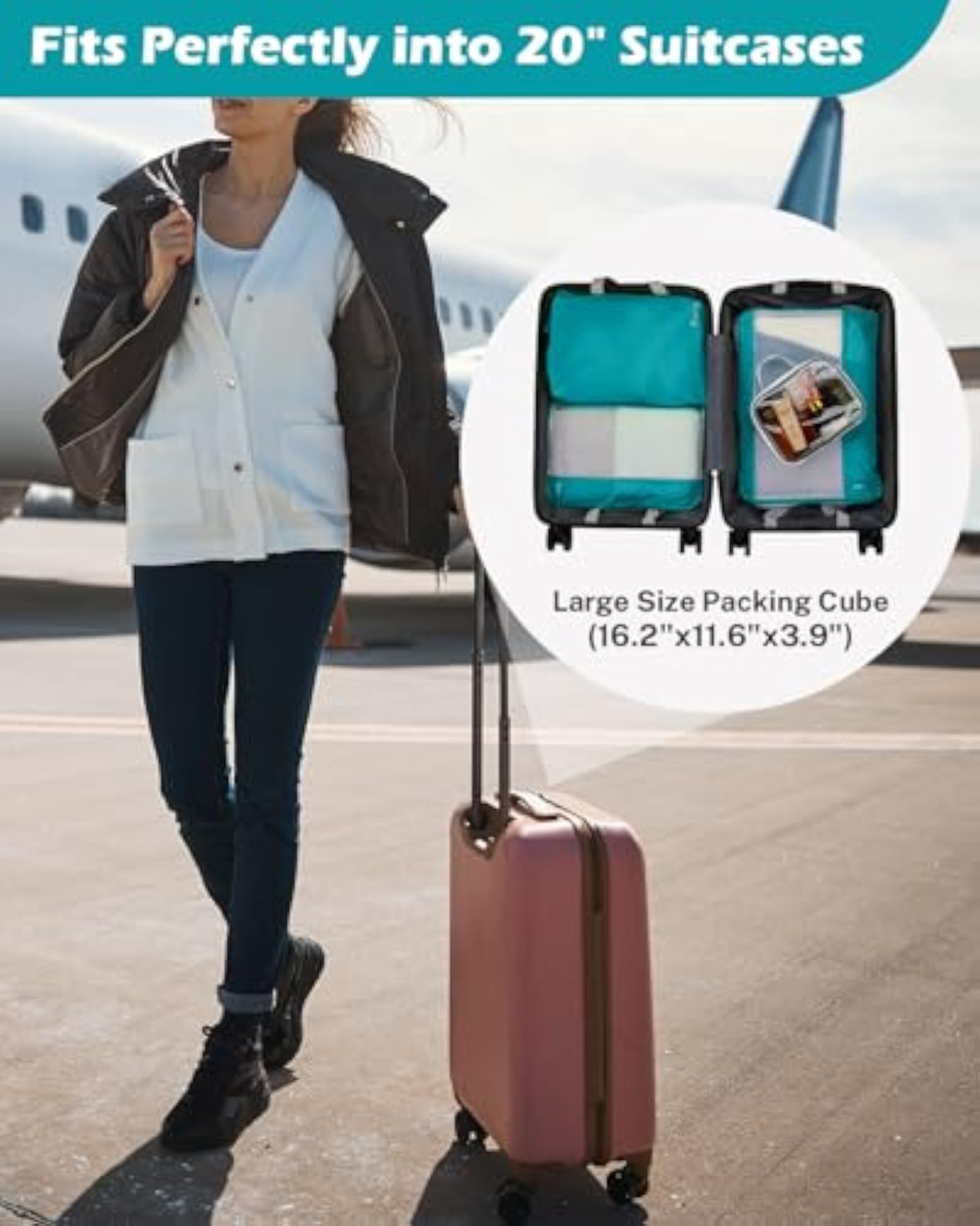 Compression Packing Cubes for Travel