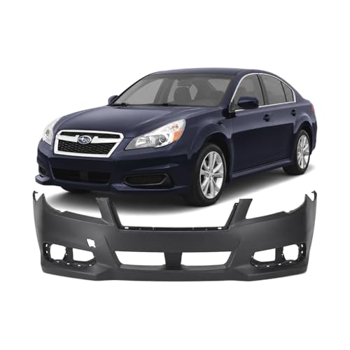 Image of FitParts Compatible with Subaru Legacy 2013-2014 Front Bumper Cover | Primed, Ready to Paint, OEM 57704AJ13A, SU1000170