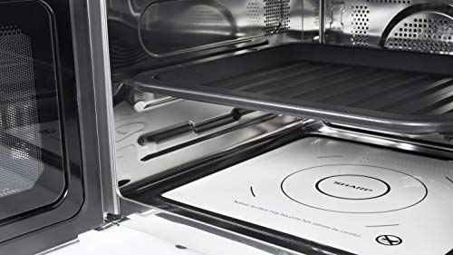 Sharp R890S 4-in-1 Flatbed Mikrowelle mit Heißluft, Grill und Konvektion / 28 L / 900 W / 1100 W Quarzgrill / 2100 Konvection / 14 Automatikprogramme / Gewicht- und zeitgesteuertes Auftauen / schwarz 5 Sharp R890S 4-in-1 Flatbed Mikrowelle mit Heißluft, Grill und Konvektion / 28 L / 900 W / 1100 W Quarzgrill / 2100 Konvection / 14 Automatikprogramme / Gewicht- und zeitgesteuertes Auftauen / schwarz