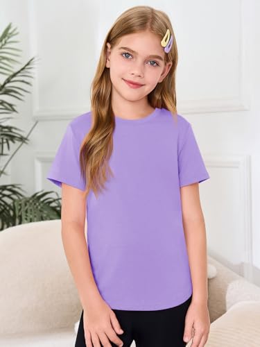 Image of Haloumoning Girls Short Sleeve T Shirts 5-14 Years