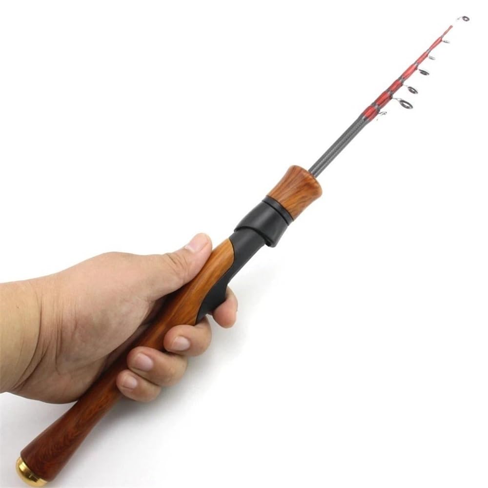 Wędka Wędka teleskopowa Wielofunkcyjna wędka z włókna węglowego dla początkujących, łowiąca małe ryby(180cm)