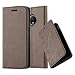 Produktbild Cadorabo Hülle kompatibel mit Motorola Moto G5 Plus aus Premium Kunst Leder Flip Klappbare Stoßfeste Magnetische [Standfunktion] [Kartenfächern] Cover Hülle für Motorola Moto G5 Plus Tasche in Braun