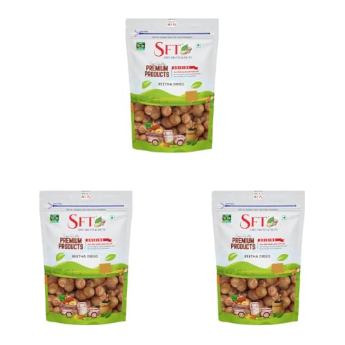 Image of SFT Reetha Dried (Ritha) 1 Kg (Pack of 3)