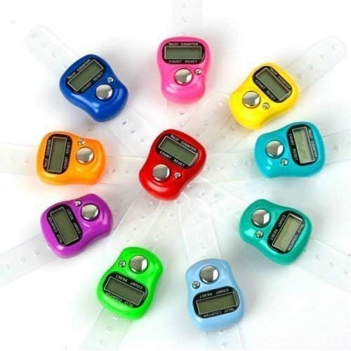 MKY Digital Finger Ring Tally Counter – Hand Counter for Mantra Jap, Cricket Umpire, Vehicles, Visitors & Counting | Portable Multi-Use Tally Machine (Multicolor, Pack of 6)-picture-15