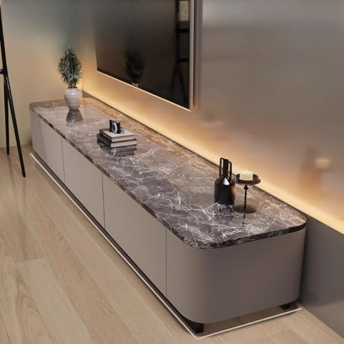 テレビコンソール 低背キャビネット テレビスタンド フロアスタンド型テレビ台Dearolling リビング用 家庭用 省スペース 寝室収納キャビネット スタイリッシュ (160*30CM,E)