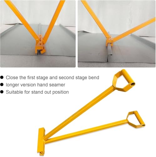 Cintreuse robuste à double pliage 90° et 180° pour tôle de toit plat