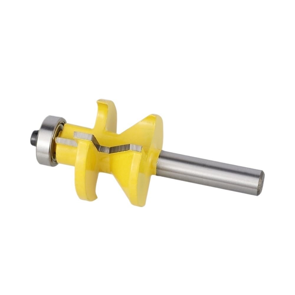 Punta per fresa per scanalatura Fresa for legno in carburo di tungsteno rivestita in PTFE, gambo da 8 mm e 12,7 , con design anti-contraccolpo, 1 pezz0(12.7mm)