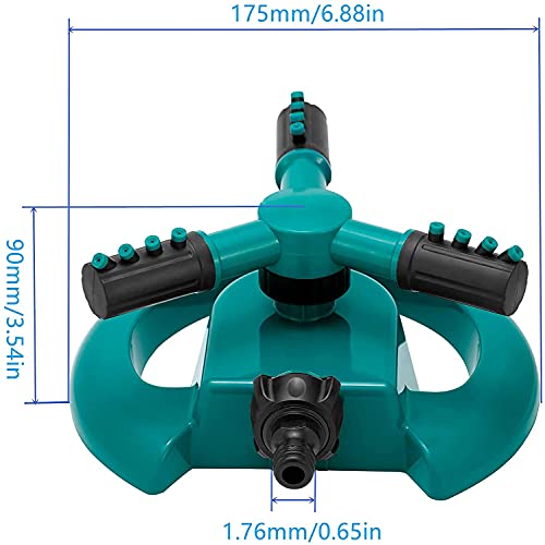 Image of ADA Automatic Garden Sprinkler 360 Rotating Adjustable Water Sprinkler, Multipurpose Yard Sprinklers for Plant Irrigation