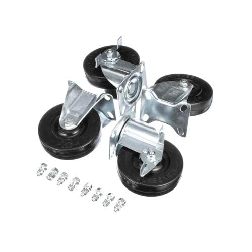 Grindmaster CecilwareCasters, Set (2 Fix, 2 Swivel