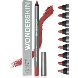 Wonderskin Lipliner Pencil - 360 Contour Lipliner, Longwear, Waterproof | Waterproof ruby lip liner, longwear formula glides on smoothly for precise definition and all-day lip contour.
