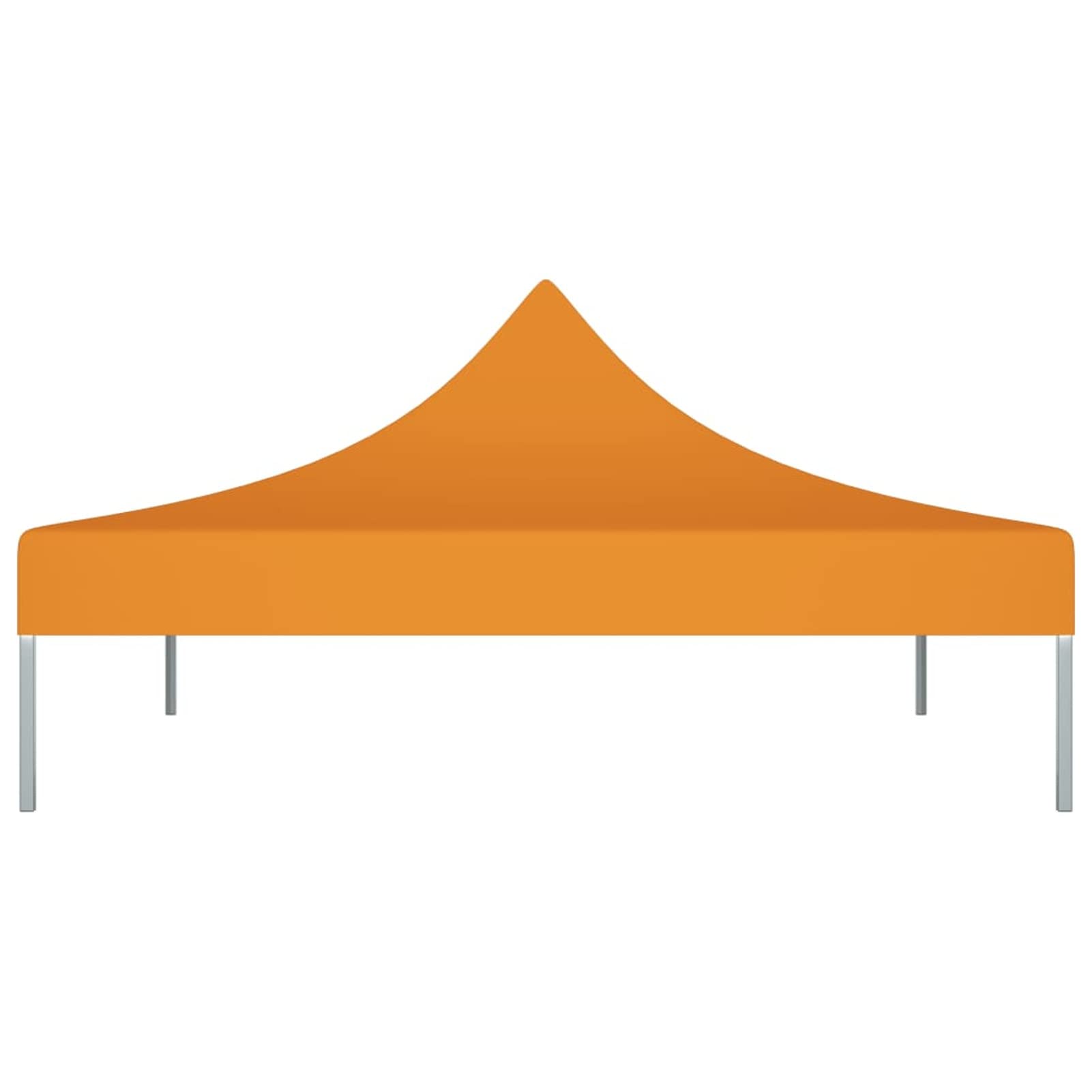 Homgoday Tienda de campaña para fiestas, techo de 2 x 2 m, naranja, 270 g/m², resistente al agua, toldo para jardín, fiesta, camping, evento, tienda de campaña de boda
