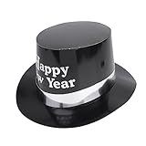 Ciieeo 6 Piezas Decoraciones De Nochevieja Decoración De Año 2024 Sombreros De Fiesta De Nochevieja Feliz Año Tapa Superior Feliz Año Sombreros Diadema De Adulto Sombrero De