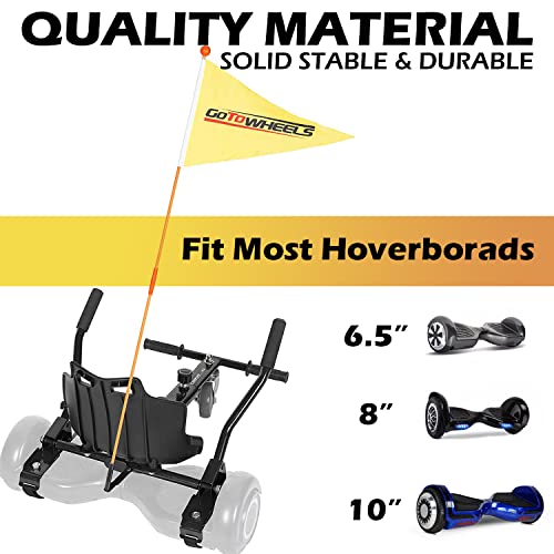 Adjustable Hoverboard Car Style Holder For 6.5" 8" 10" Two Wheel Self Balancing Scooter With 4 Length Adjustments (Balance Board Not Included) #TOP2