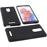foto-kontor Hülle kompatibel mit TP-Link Neffos C7 Lite Tasche Gummi TPU Schutz Handytasche schwarz
