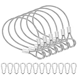 Instructions: Équipés boucles en acier inoxydable, ces câbles sécurité peuvent êtrement verrouillés et déverrouillés. Faciles à utiliser à la main, il suffit d'atSalissuresr les articles avec le câble et les Boucler en place.