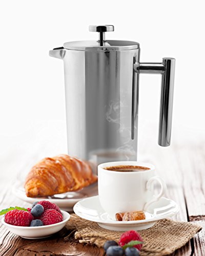 Café Olé CFD-03 koffiezetapparaat, roestvrij staal 18/10, hoogglans polish, 350 ml - Afbeelding 6