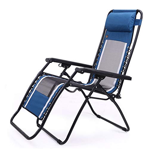 DANDAN-Deckchairs Recliner-Faltbarer Atmungsaktiver Balkon-Klappstuhl Aus...