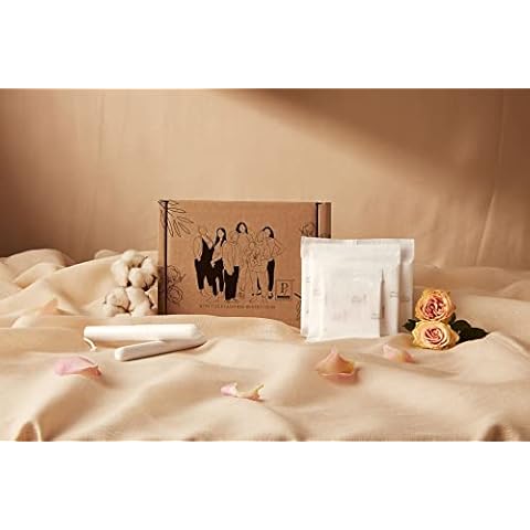 PLASTFREE Trial Pack - *99p* 100% Organic Cotton, eco Friendly, Plastic Free Pads with Wings and Cardboard applicator tampons Cover