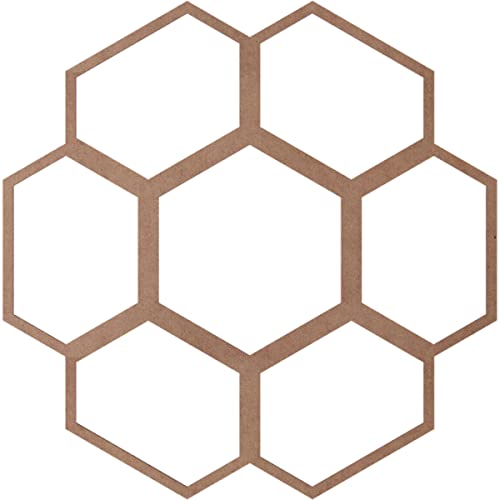 Image of Ekena Millwork 34 inchOD x 12 inchID x 3 /8 inchT Florin Wood Fretwork Pierced Ceiling Medallion, Wood (Paint Grade)
