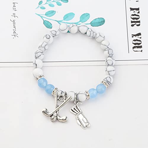 MYOSPARK Golfer Gift Bracelet for Golf Lovers4