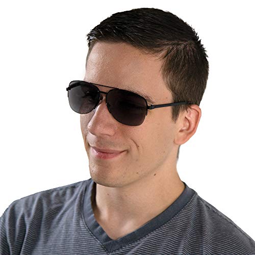 Vitenzi Sunglasses With Readers For Men And Women Square Full Readers - Anzio In Black #TOP1