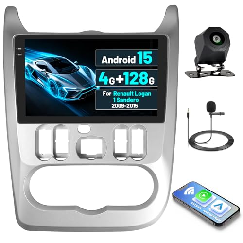 [4G+128G]Inefala Android 15 Autoradio pour Renault Logan Sandero 2009-2015/Dacia Duster 2010-2017...