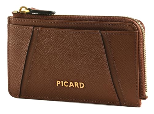 Picard étui à clés Chic Way en cuir brun : l'élégance intemporelle